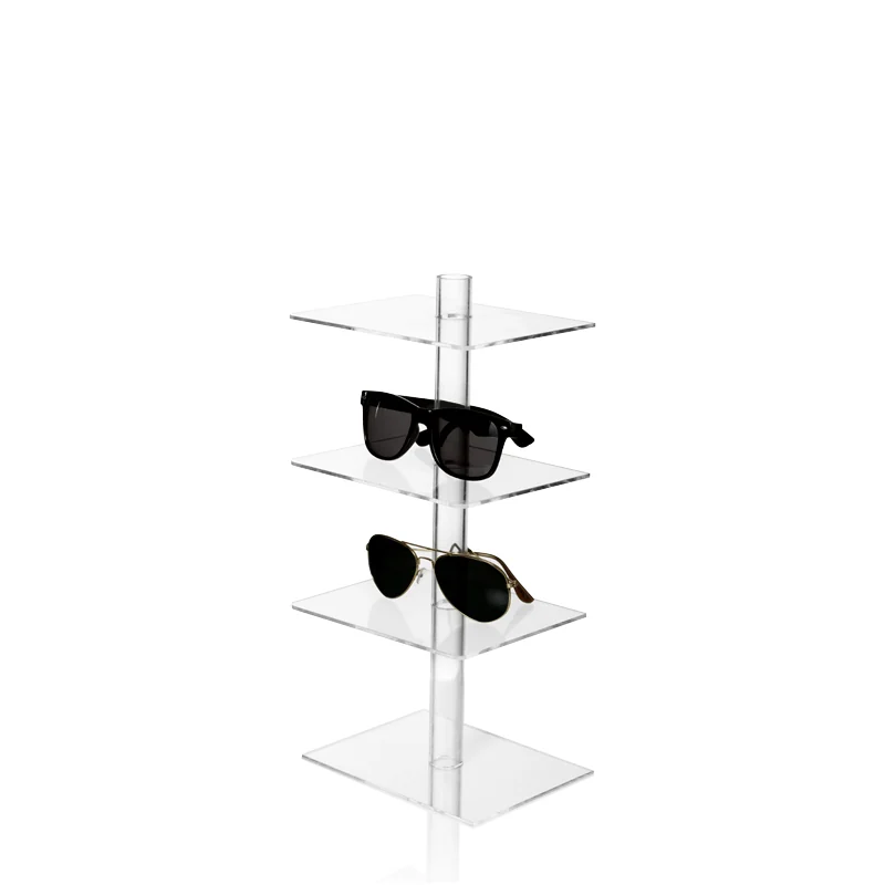 Exhibidor para lentes · 4 espacios — Acrílico