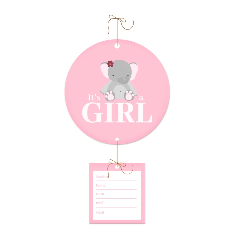 Letrero para evento · Girl — Apet + vinil impreso