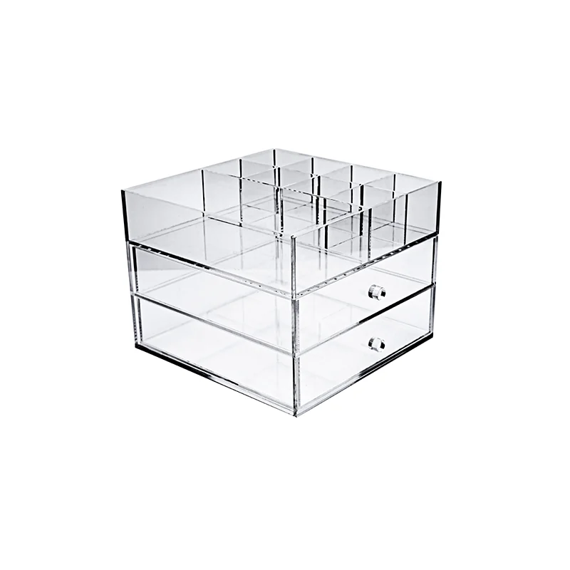 Organizador de maquillaje con cajones — Acrílico