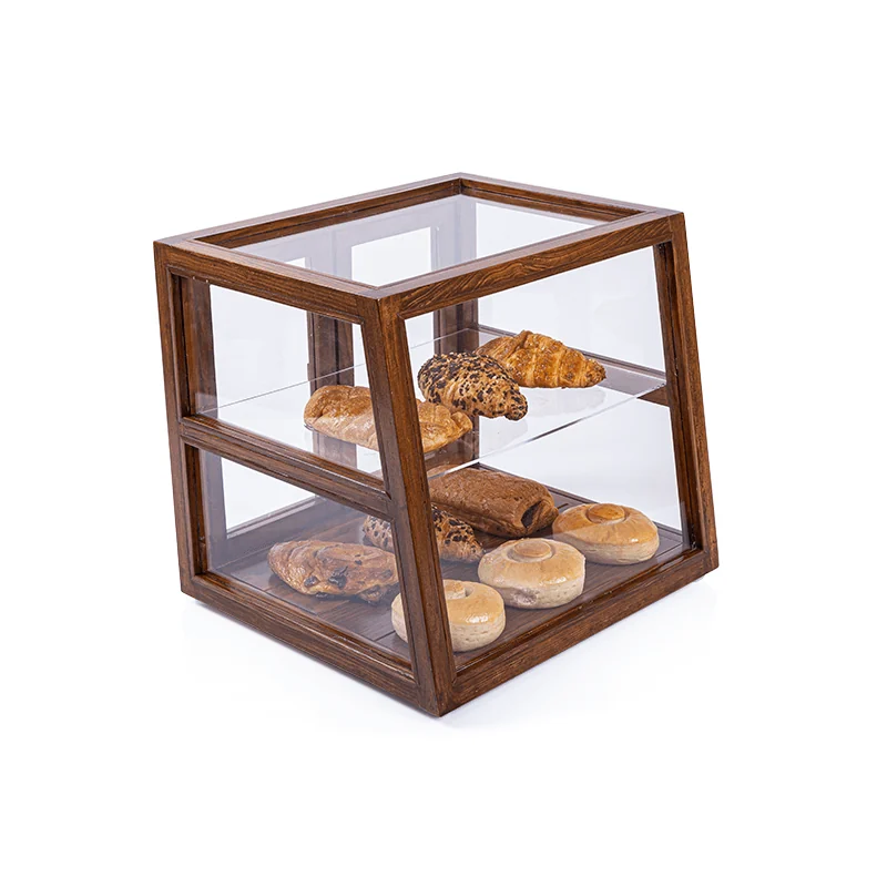 Panera con base de madera — Acrílico y madera