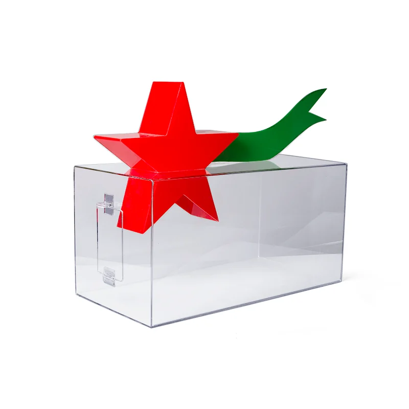 Urna con forma de estrella — Acrílico