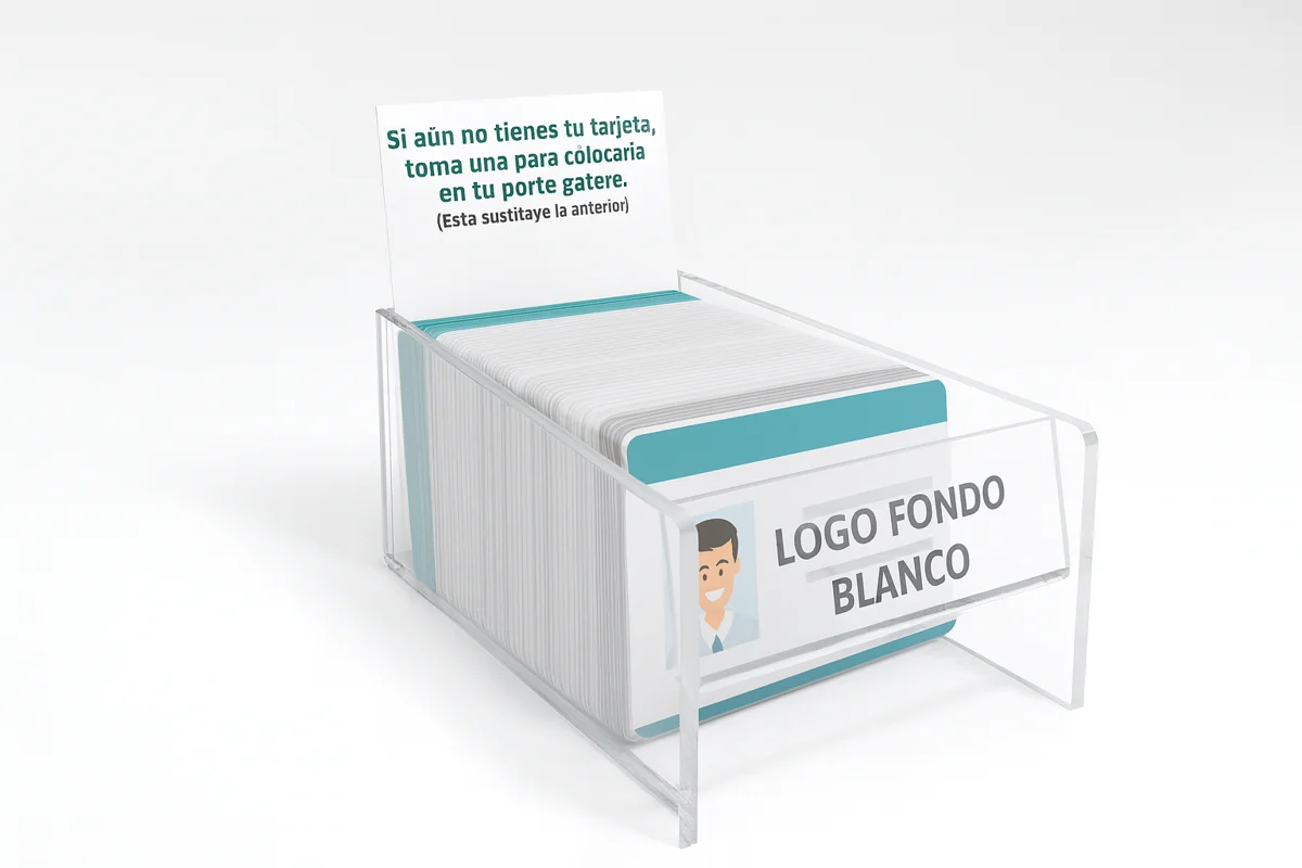 Porta tarjetas de acrílico — Acrílico