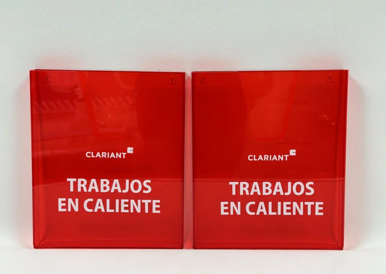 Porta documentos en colores — Acrílico