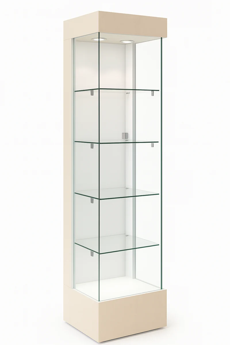 Exhibidor de torre en cristal — Cristal