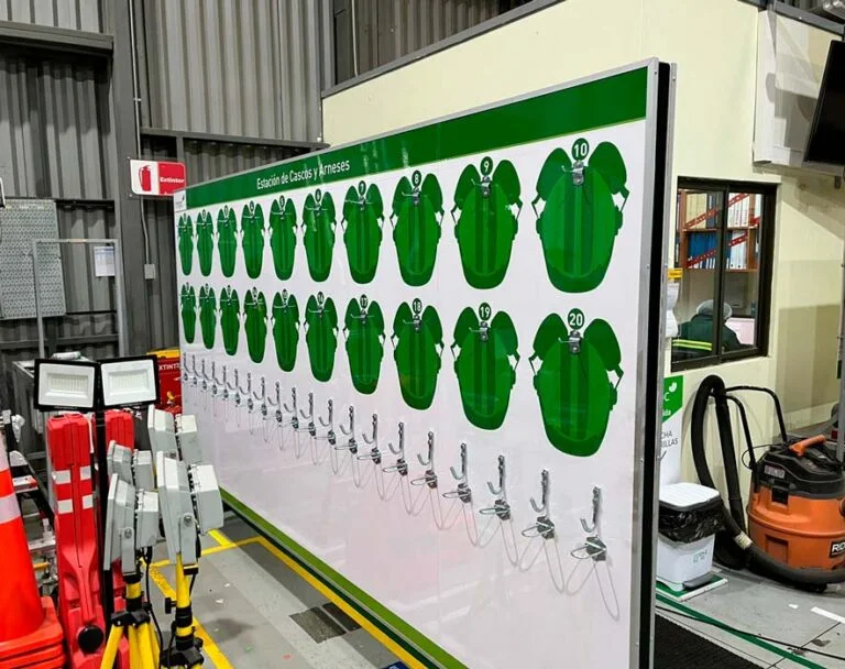 Muro Organizador para EPP - 300 x 200 cm
