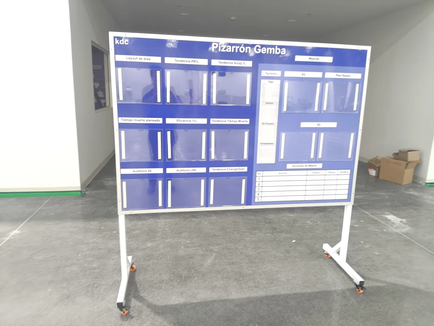 Pizarrón GEMBA - 120 x 180