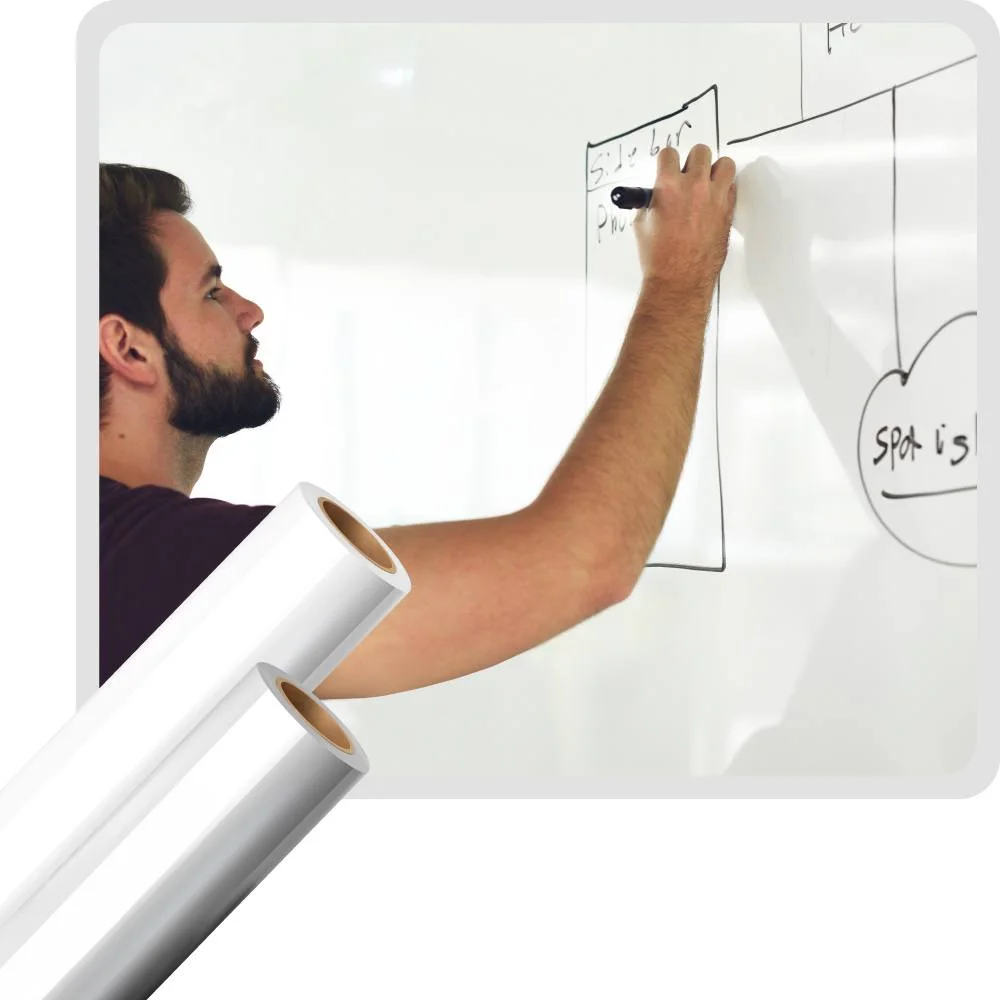Rotulación para Pizarrón con Vinil Laminado Pintarron