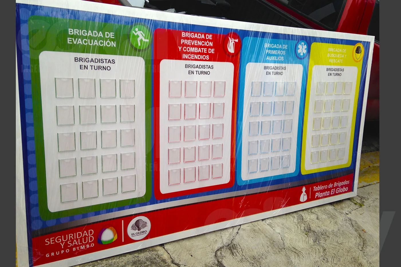 Tablero de Equipos Brigadistas
