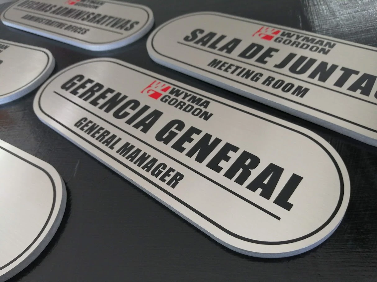 Placas para oficinas