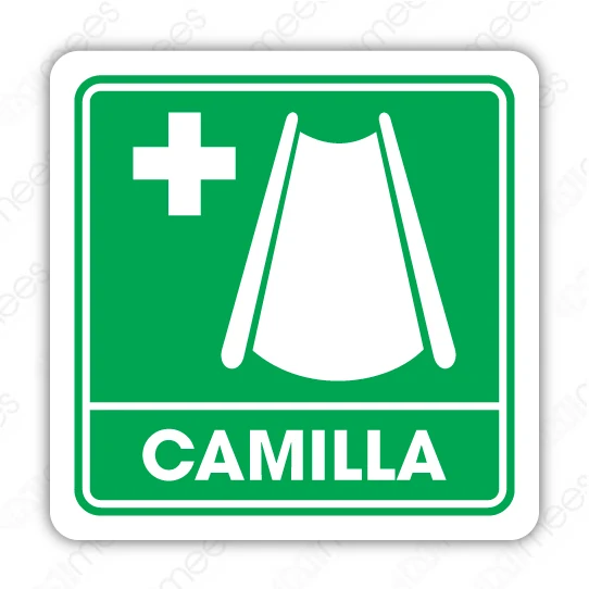 SPC 013 Señalamiento Camilla