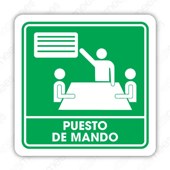 SPC 015 Señalamiento Puesto de Mando