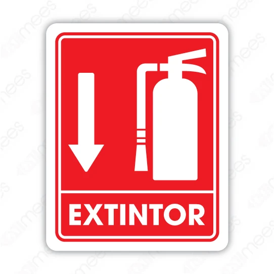 Señalamiento de extintor