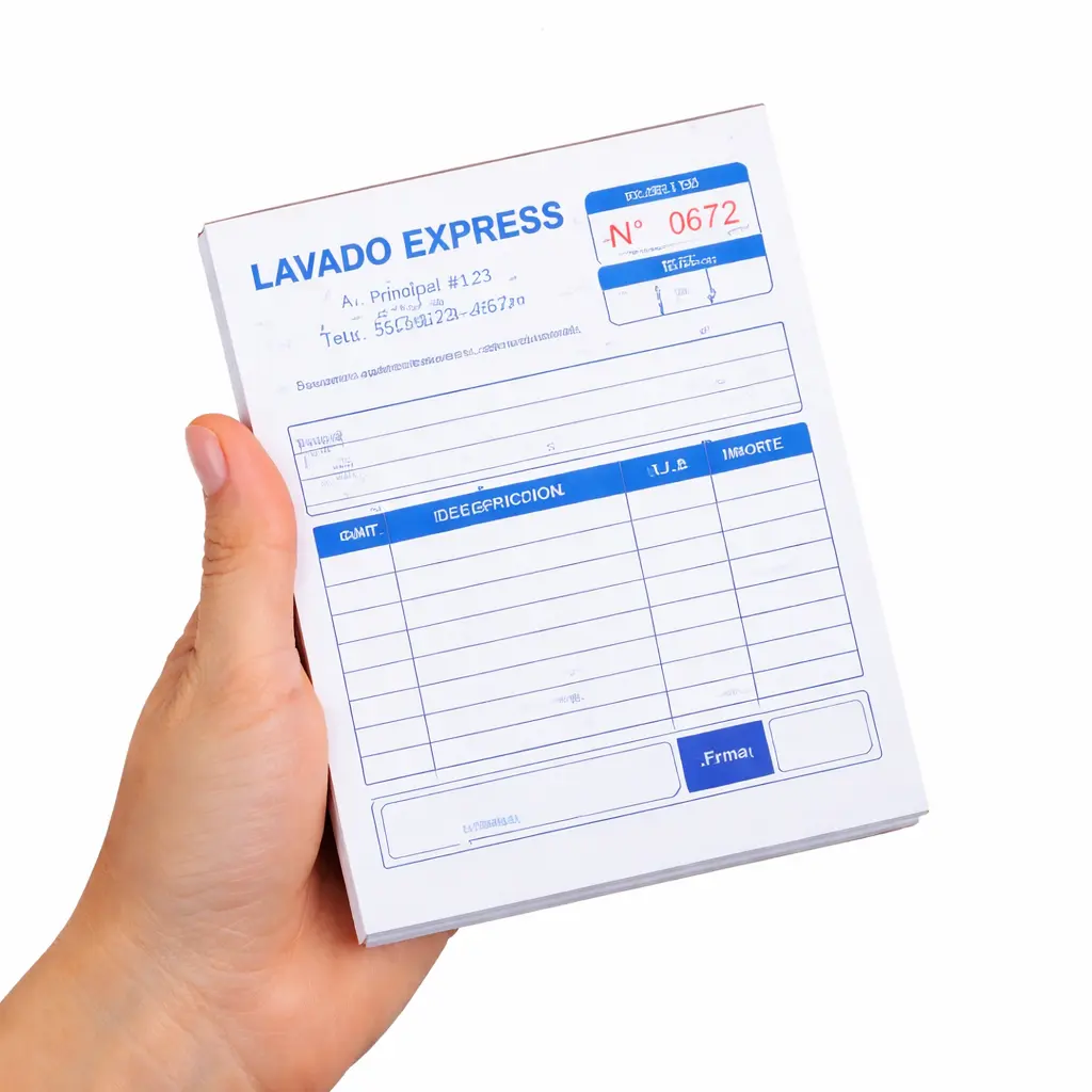 Recibos y talonarios impresos en offset